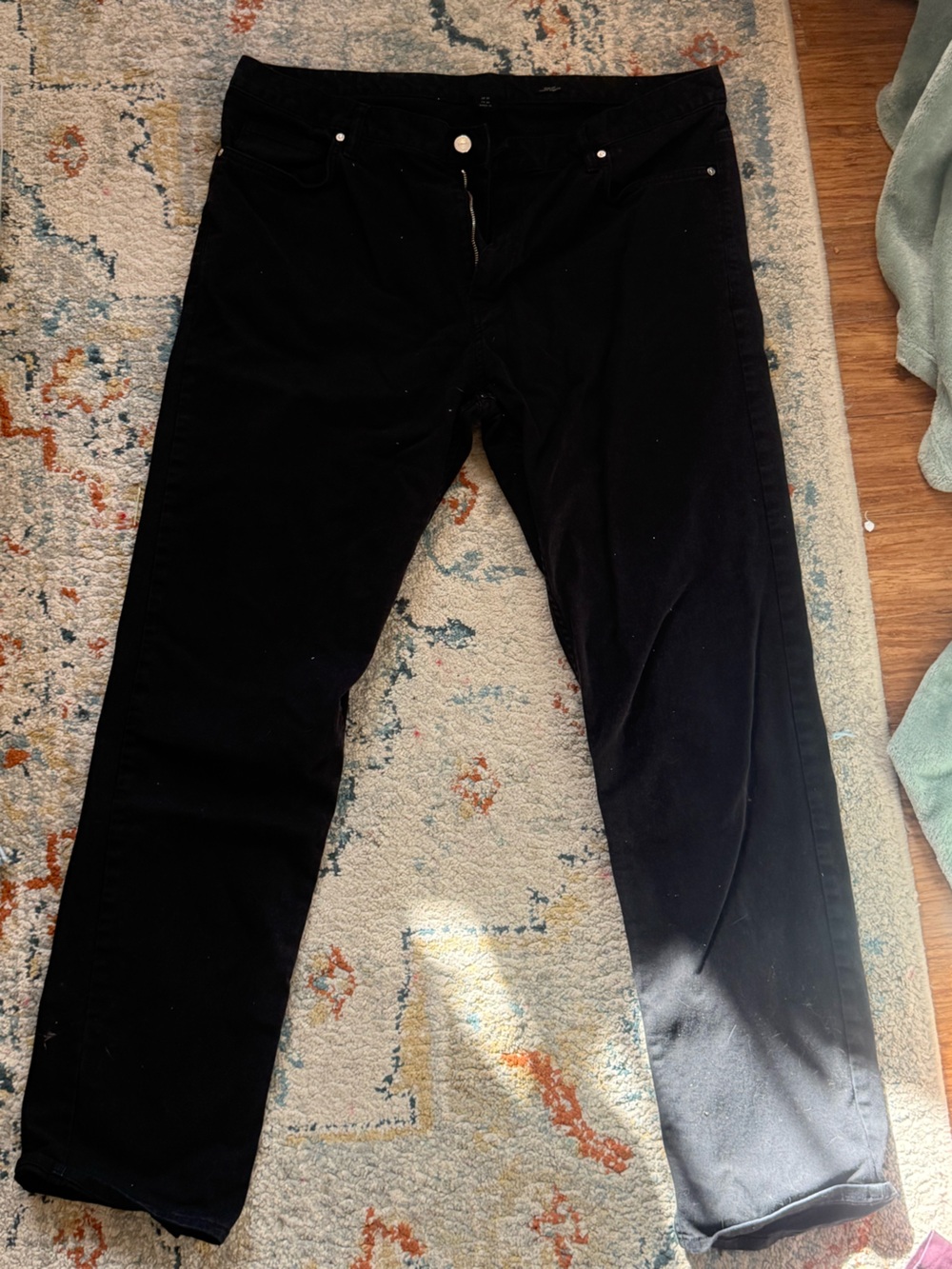 Black Straight Leg Pants